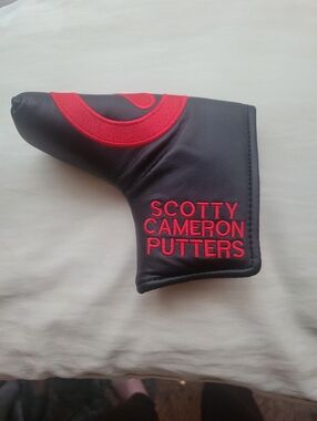 Scotty Cameron Black and Red Blade Putter Head Cover